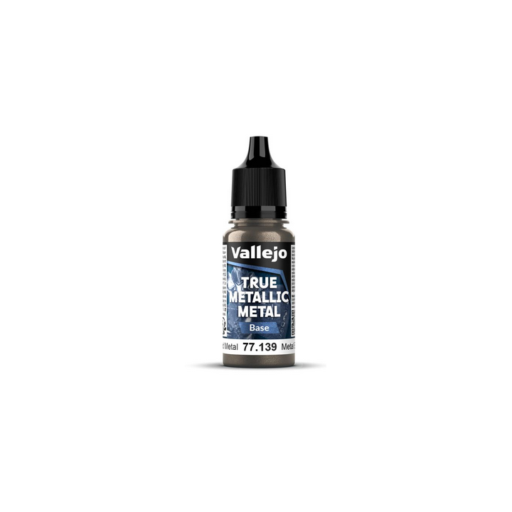 Peinture Vallejo True Metallic Metal - Base : Aged Metal - Metal  Envejecido