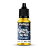 Peinture Vallejo True Metallic Metal - Airbrush : Radiant Yellow - Amarillo Radiant