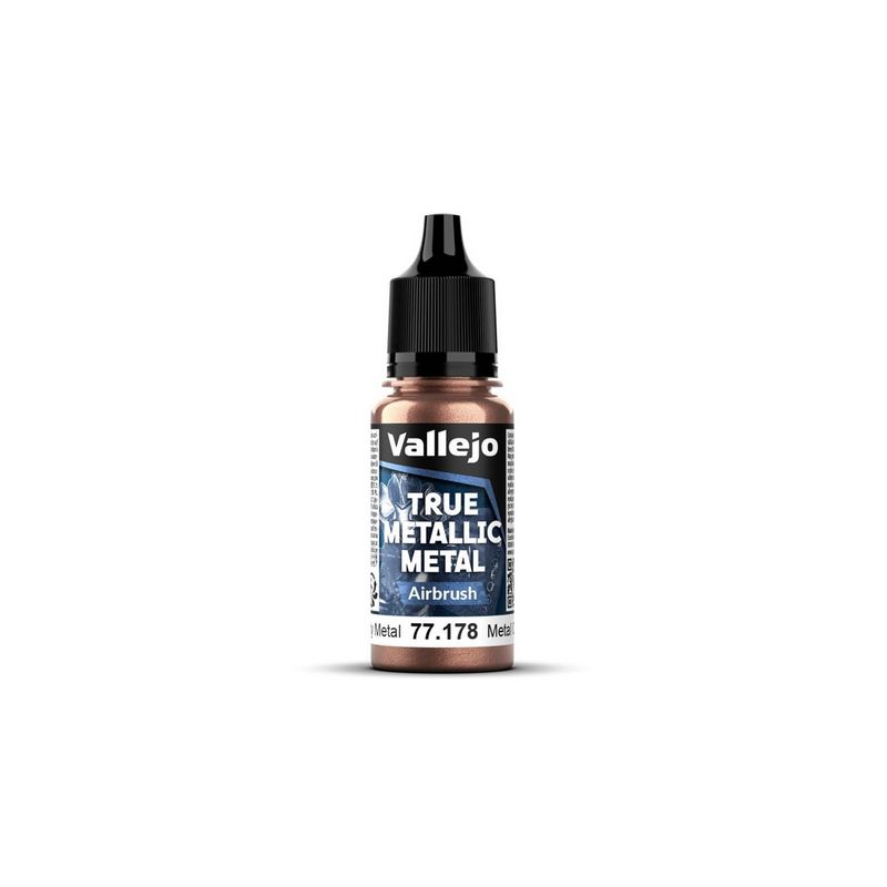 Peinture Vallejo True Metallic Metal - Airbrush : Rusty Metal - Metal Oxidado