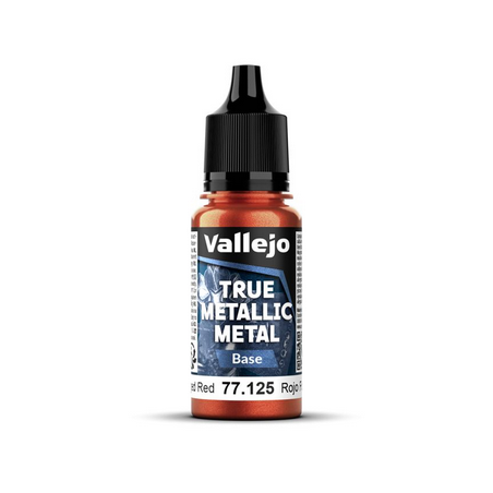 Peinture Vallejo True Metallic Metal - Base : Forged Red - Rojo Forjado