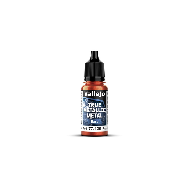 Peinture Vallejo True Metallic Metal - Base : Forged Red - Rojo Forjado