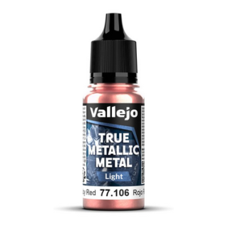 Peinture Vallejo True Metallic Metal - Light : Ruby Red - Rojo Rubi