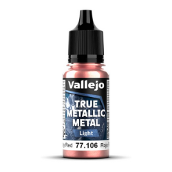 Peinture Vallejo True Metallic Metal - Light : Ruby Red - Rojo Rubi