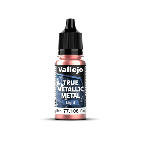 Peinture Vallejo True Metallic Metal - Light : Ruby Red - Rojo Rubi