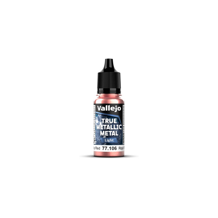Peinture Vallejo True Metallic Metal - Light : Ruby Red - Rojo Rubi