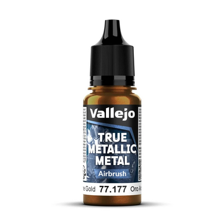 Peinture Vallejo True Metallic Metal - Airbrush : Arcane Gold - Oro Arcano