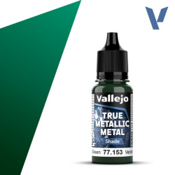 Peinture Vallejo True Metallic Metal - Shade : Beetle Green - Verde Escarabajo