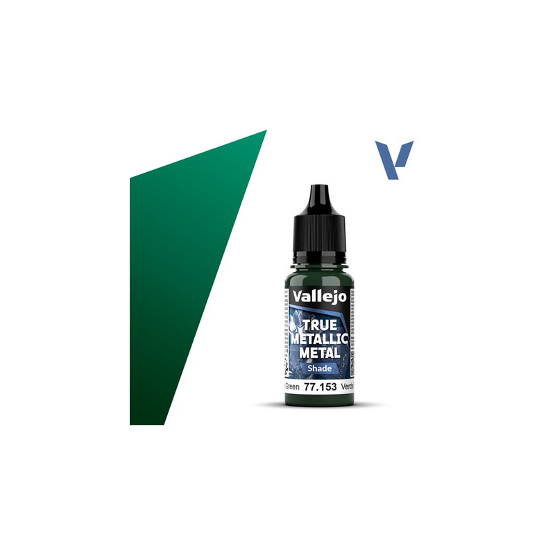 Peinture Vallejo True Metallic Metal - Shade : Beetle Green - Verde Escarabajo