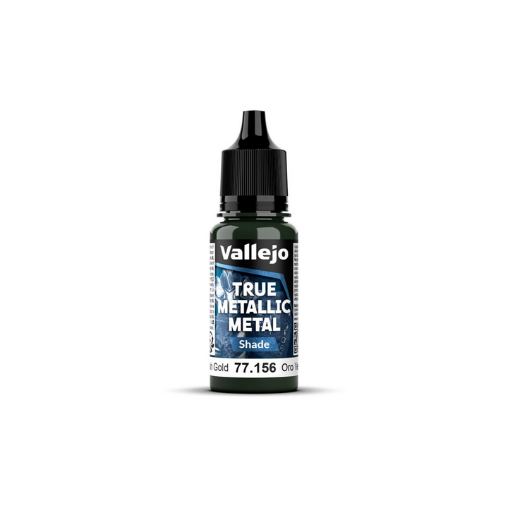 Peinture Vallejo True Metallic Metal - Shade : Greenish Gold - Oro Verde