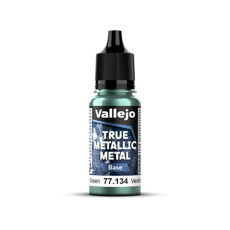 Peinture Vallejo True Metallic Metal - Base : Dusken Green - Verde Sombrio