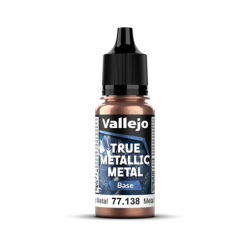 Peinture Vallejo True Metallic Metal - Base : Rusty Metal - Metal Oxidado