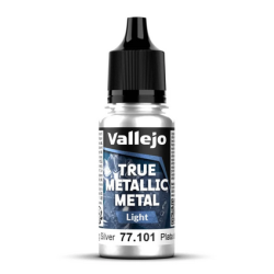 Peinture Vallejo True Metallic Metal - Light : Sterling Silver - Plata de Ley