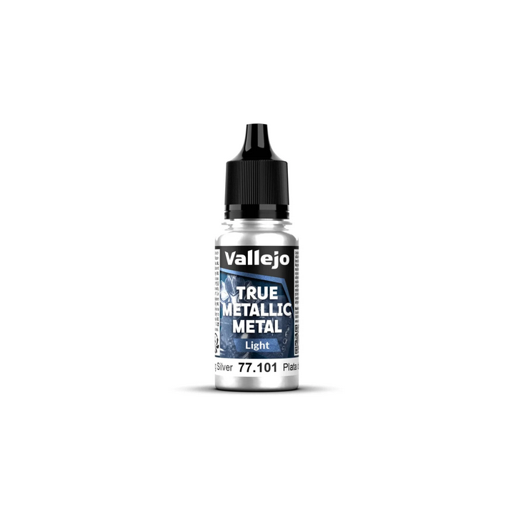 Peinture Vallejo True Metallic Metal - Light : Sterling Silver - Plata de Ley