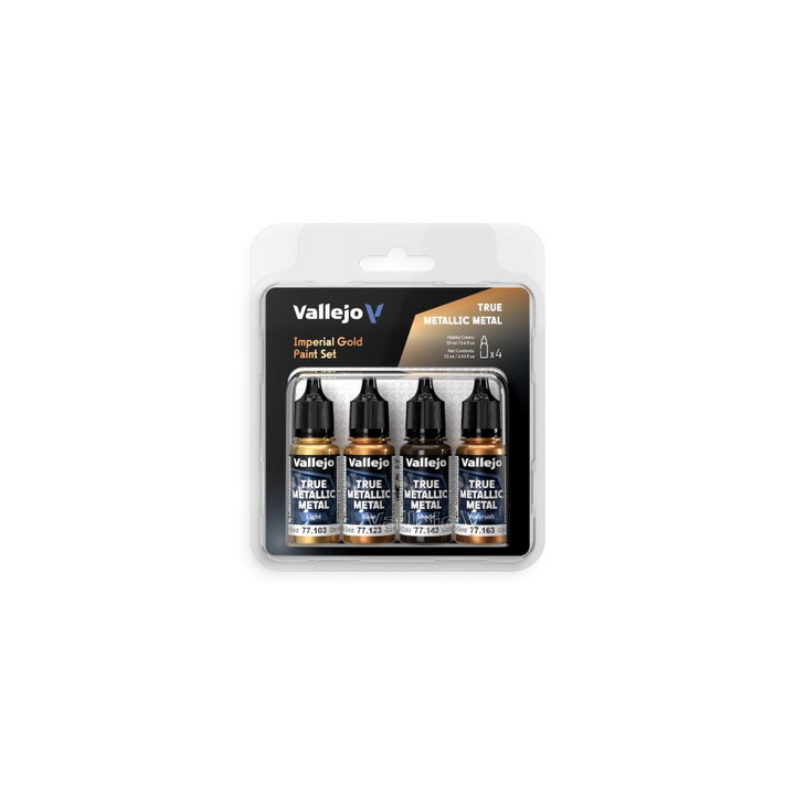 Peinture Vallejo True Metallic Metal - Color Set : Imperial Gold