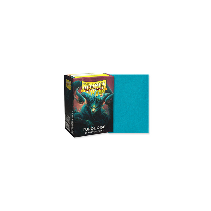 Protège-cartes Dragon Shield - 100 Standard Sleeves Matte : Turquoise
