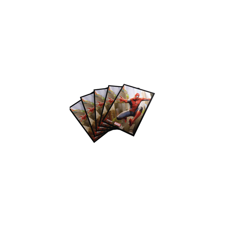 MTG - Protèges Cartes illustrées - Marvel Spider-Man - 105 sleeves illustrées : Spider-Man