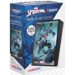 MTG - Protèges Cartes illustrées - Marvel Spider-Man - 105 sleeves illustrées : Venom