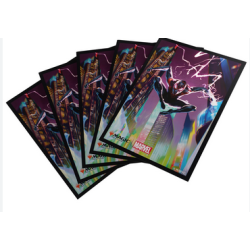 MTG - Protèges Cartes illustrées - Marvel Spider-Man - 105 sleeves illustrées : Miles Morales