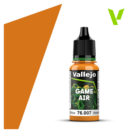 Peinture Vallejo Game Air : Gold Yellow - Amarillo Dorado