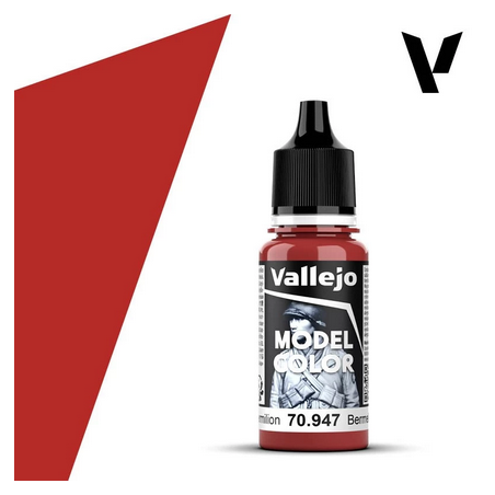 Peinture Vallejo Model Color : Dark Vermilion - Bermellon Oscuro