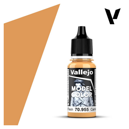 Peinture Vallejo Model Color : Flat Flesh - Carne Mate