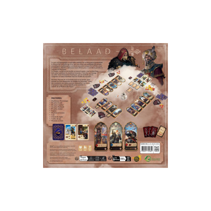 Jeux de société - Belaad : La Contrée de la Plume et de l'Epée