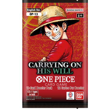 One Piece TCG - Booster : Carrying on His Will OP13 - Booster ANGLAIS