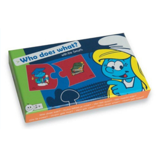 Jeux de société - Schtroumpf - Qui fait quoi ?