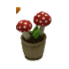 Peluche - Small Plante Pots - Champignons : 14/15cm