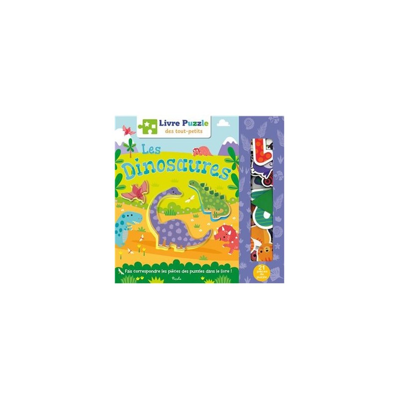 Livre Puzzle - Les Dinosaures – Mon premier livre puzzle