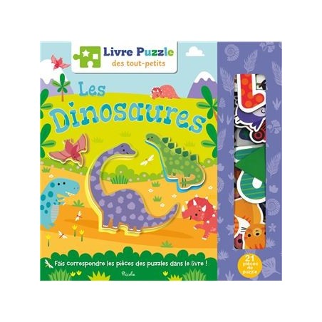 Livre Puzzle - Les Dinosaures – Mon premier livre puzzle