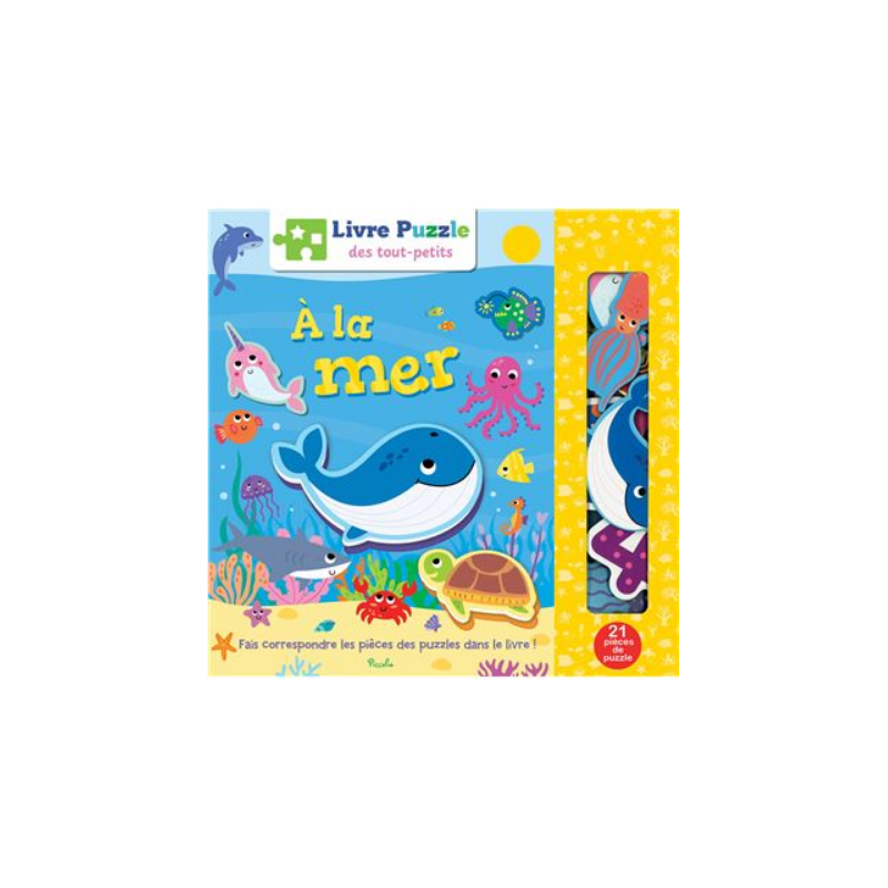 Livre Puzzle - À la mer