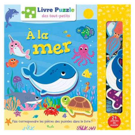 Livre Puzzle - À la mer