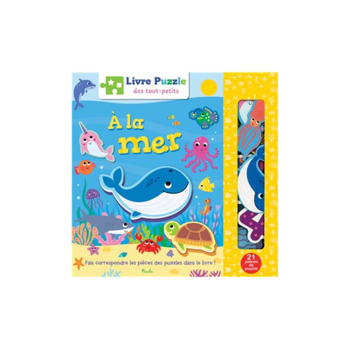 Livre Puzzle - À la mer