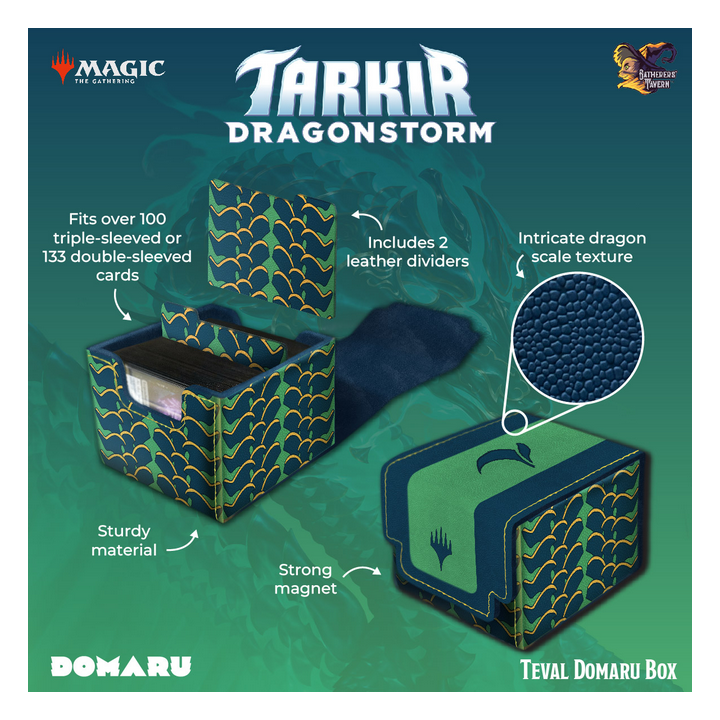 MTG - Gatherers' Tavern - Magic The Gathering : Tarkir : Teval Domaru Deck Box