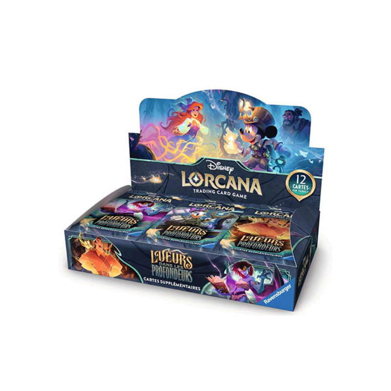 Boite de Booster Disney Lorcana : Lueurs dans les Profondeurs