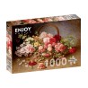 Puzzle Enjoy Puzzle - Panier de Roses - 1000 pièces