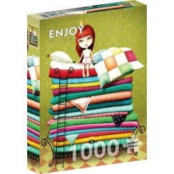 Puzzle enjoy - Panier de Roses – Enjoy  - 1000 pièces