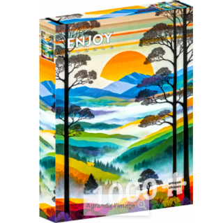 Puzzle Enjoy Puzzle - Hilltops Breeze - 1000 pièces