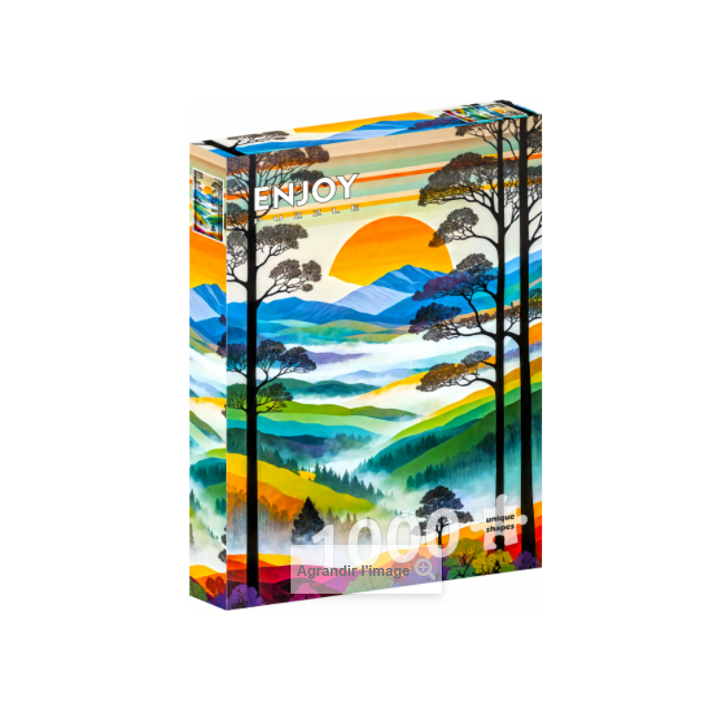 Puzzle Enjoy Puzzle - Hilltops Breeze - 1000 pièces
