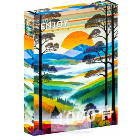 Puzzle Enjoy - Hilltops Breeze - 1000 pièces