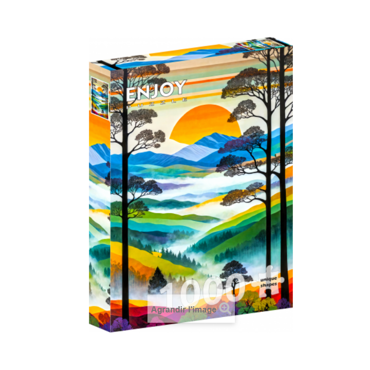 Puzzle Enjoy Puzzle - Hilltops Breeze - 1000 pièces