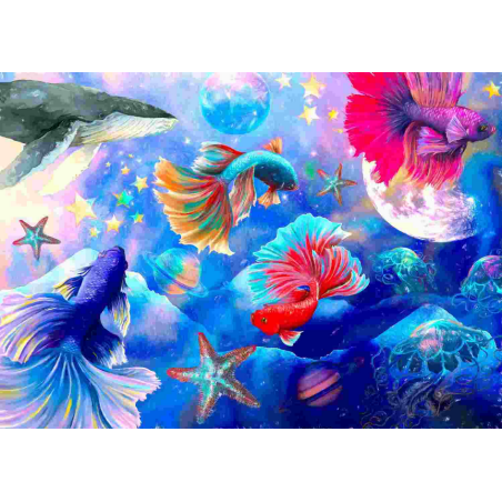 Puzzle Enjoy Puzzle - Deep Sea Galaxy - 1000 pièces