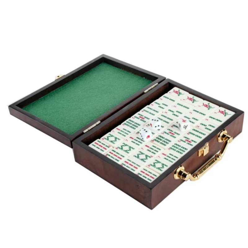 Jeux de société - Petit Mahjong - Mallette en bois