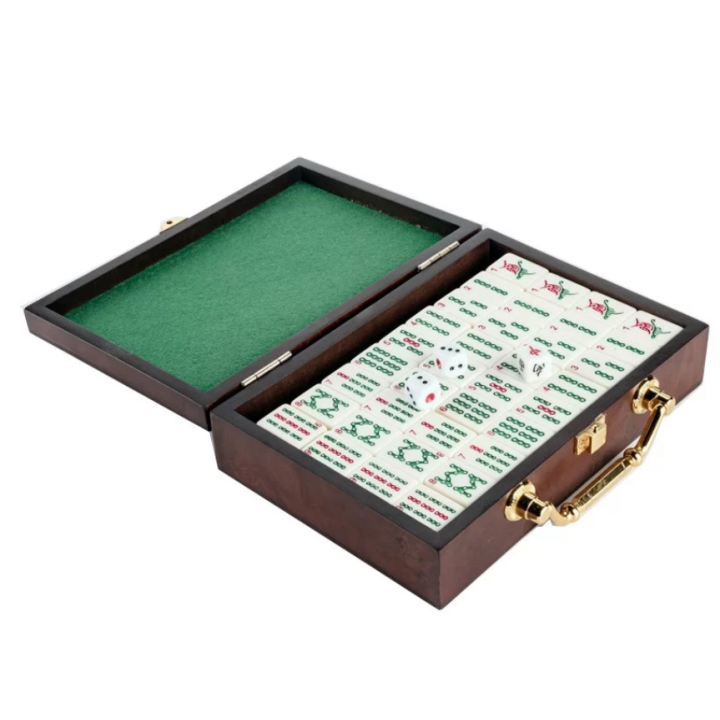 Jeux de société - Petit Mahjong - Mallette en bois