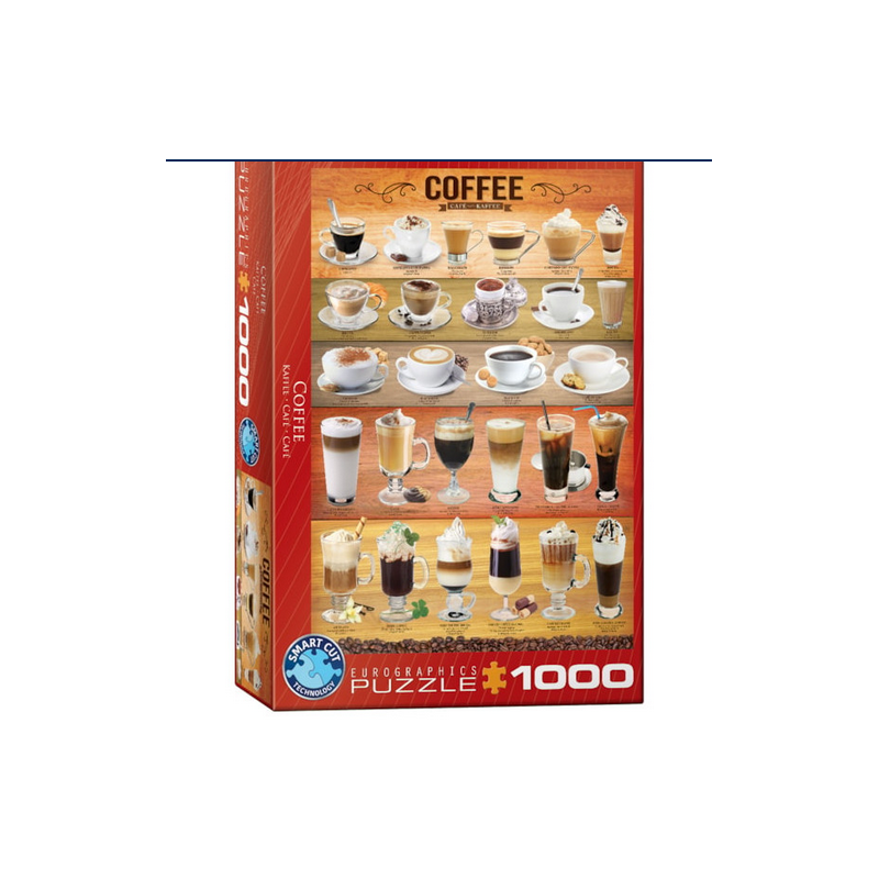 Puzzle Eurographics - Café -1000 pièces