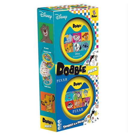 Jeux de société - Dobble Pack : Disney et Pixar