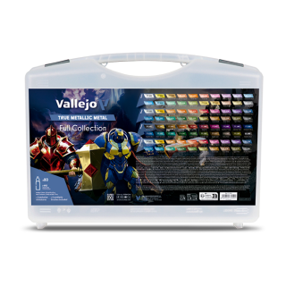 Peinture Vallejo - Mallette 80 teintes - True Metallic Metal