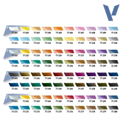 Peinture Vallejo - Mallette 80 teintes - True Metallic Metal