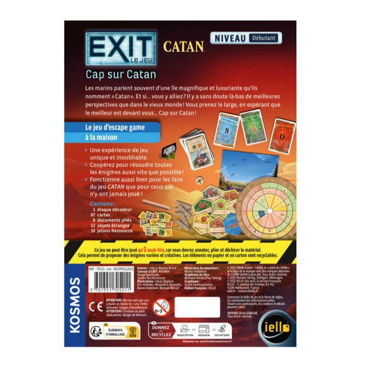 Escape Game - Exit : Cap Sur Catan